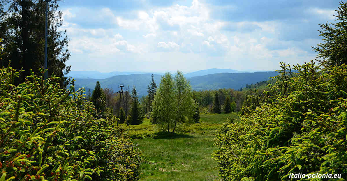Panorama dal rifugio PPTK Błatnia