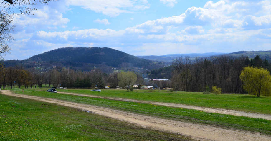 Kalwaria Zebrzydowska. Panorama dal santuario.