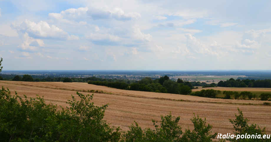 Monte Sant'Anna o Góra Św. Anny. Panorama sulla pianura slesiana.