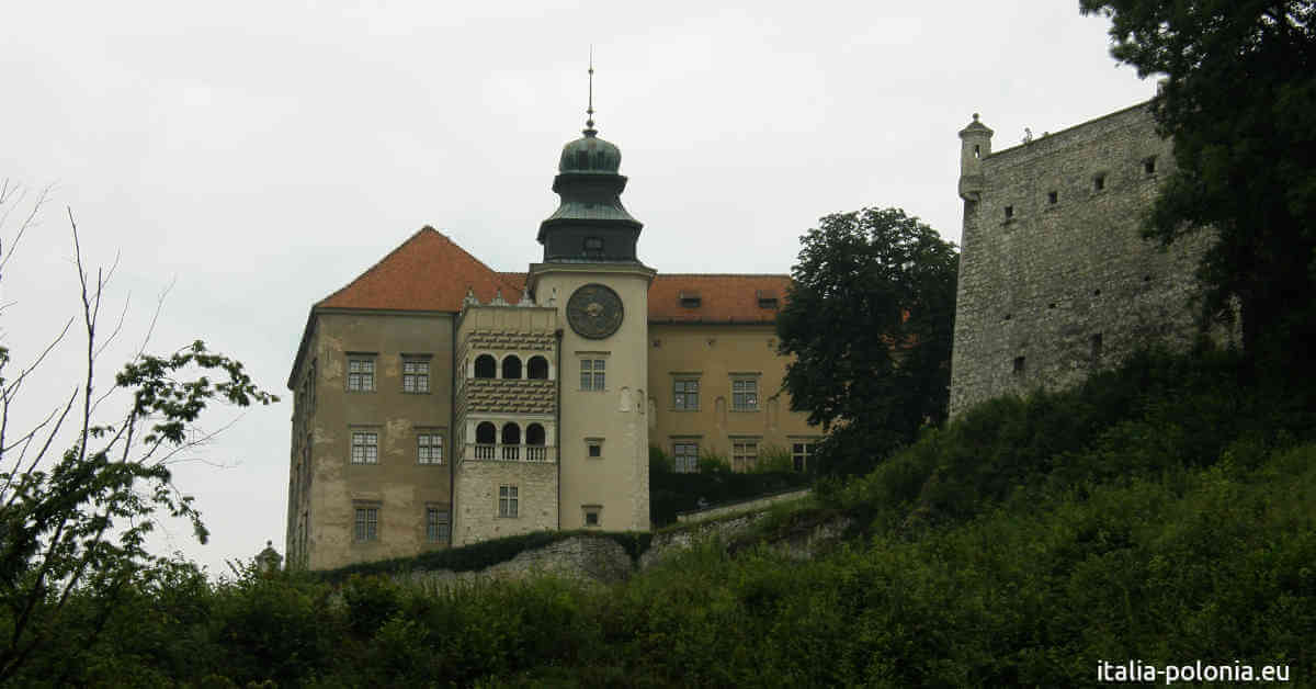 Castello di Pieskowa Skała nel Parco Nazionale di Ojców