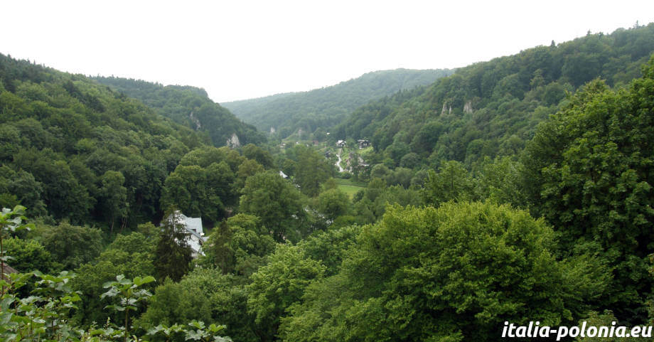 Parco Nazionale di Ojców in estate