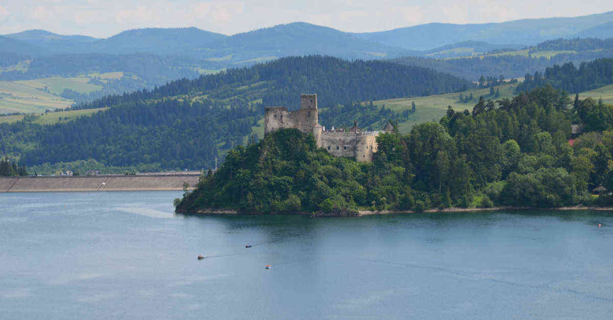 Lago Czorsztyn e Castello di Niedzica