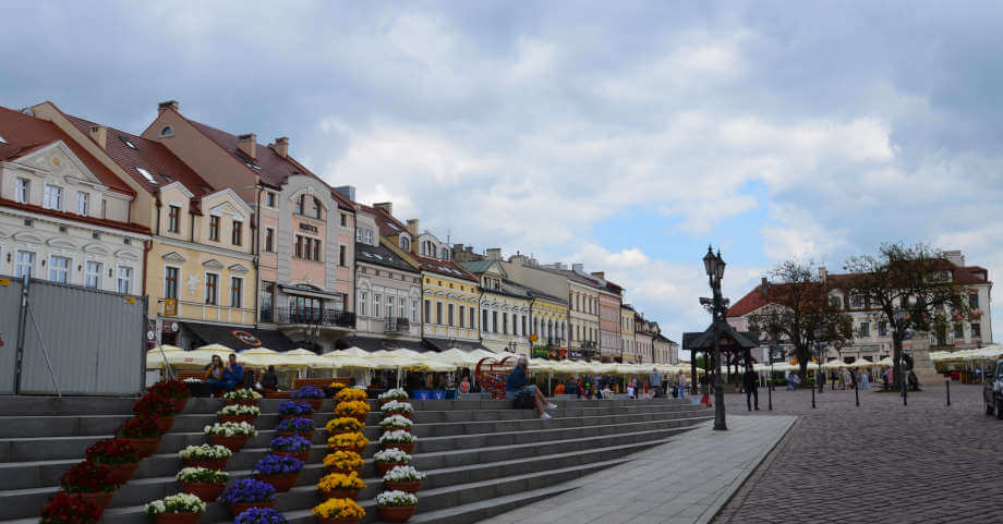 Rzeszów. Rynek, la piazza principale