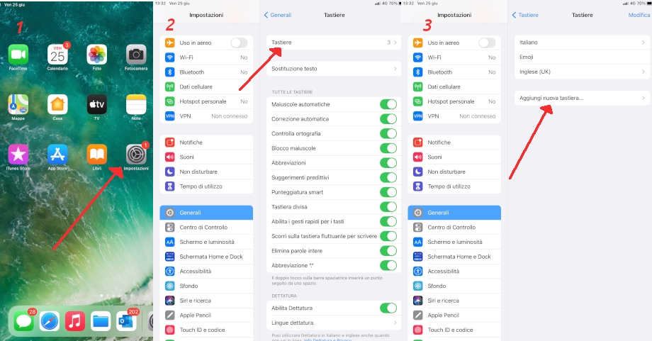 Aggiungere una lingua su iOS, prima parte