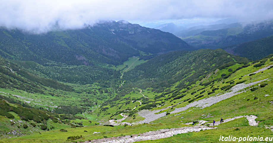 Valle glaciale sui Monti Tatra