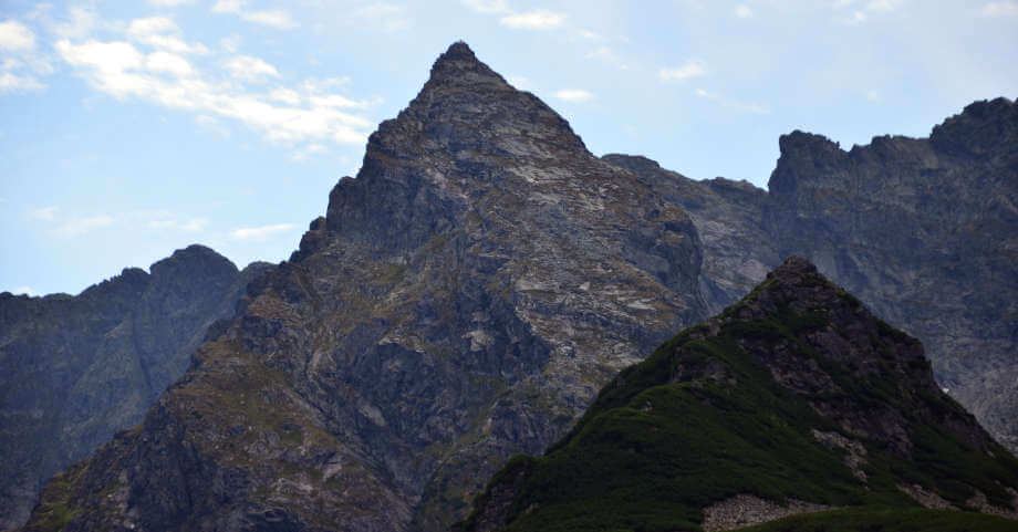 Kościelec. La piramide dei Monti Tatra.