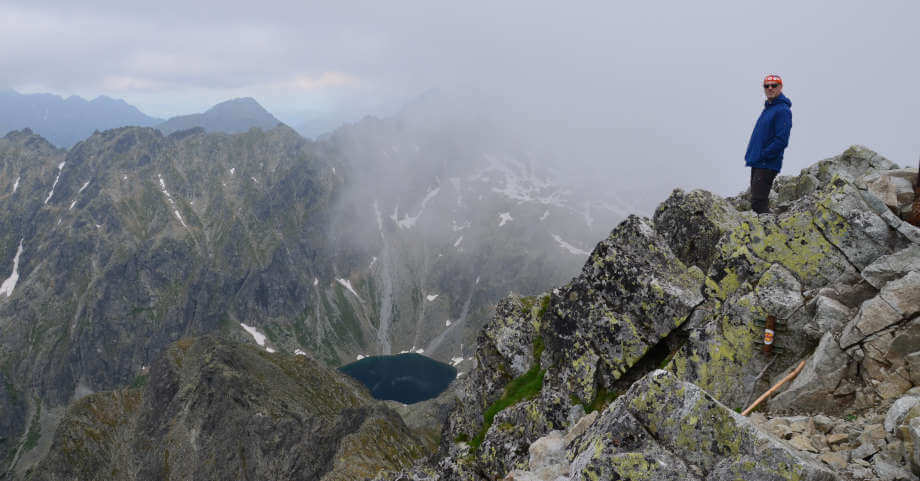 Kriváň, paesaggio dalla cima