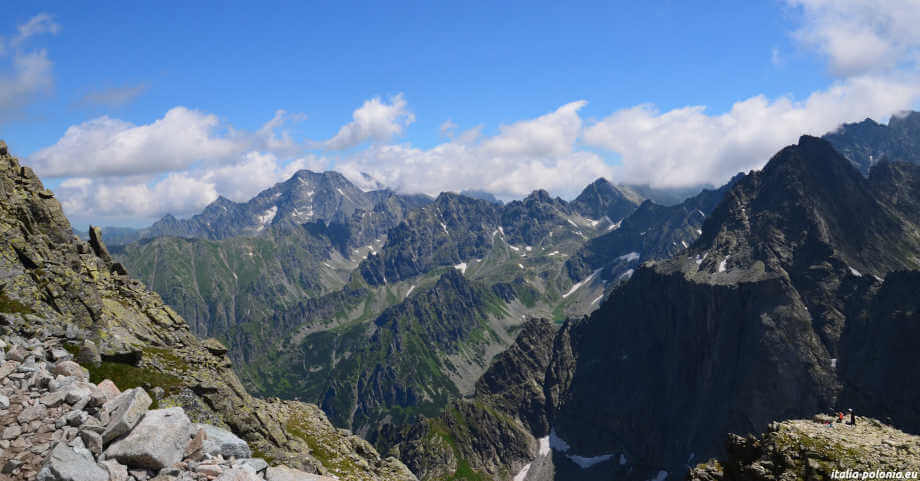 Alti Tatra. Geologia costituita da graniti e gneiss