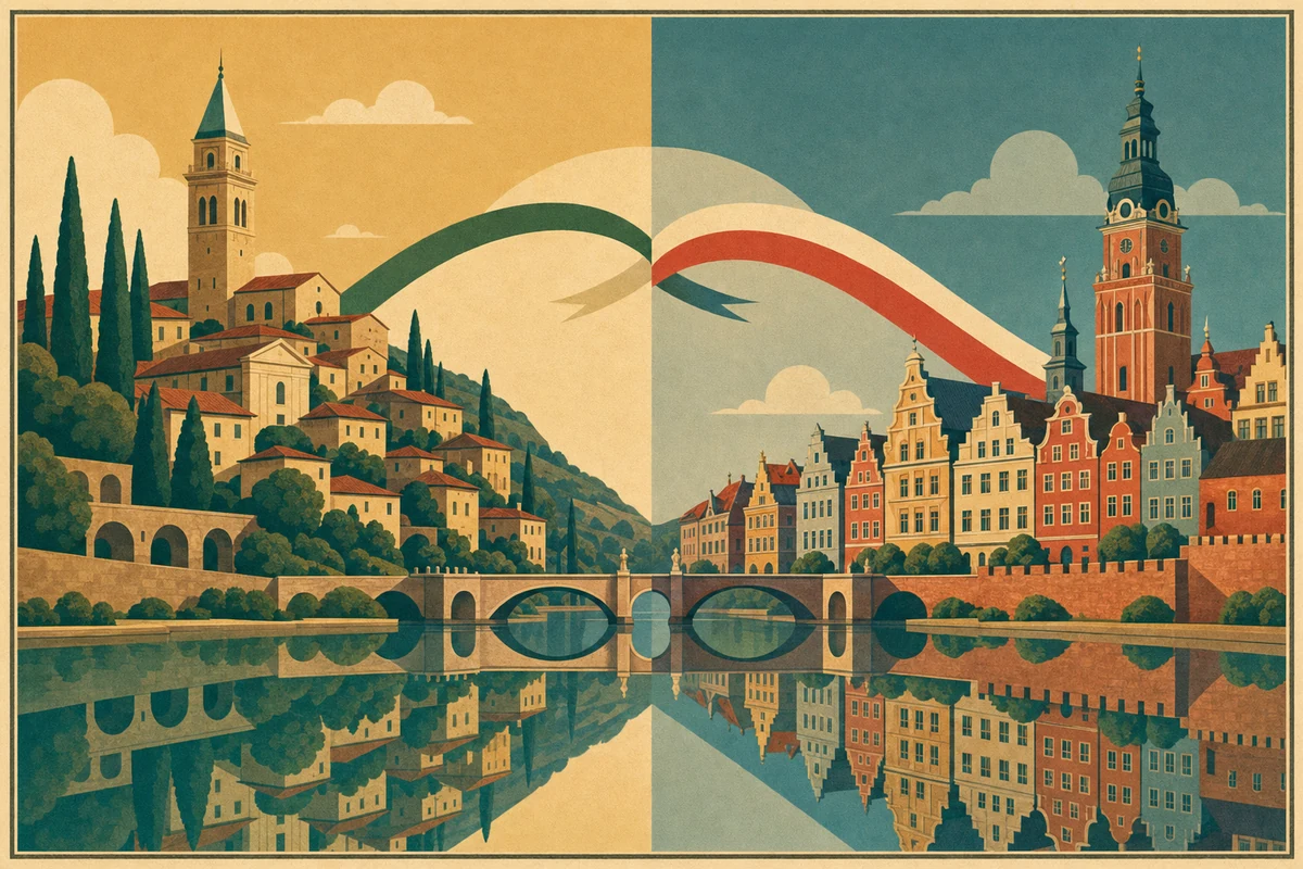 Gemellaggi tra città italiane e polacche