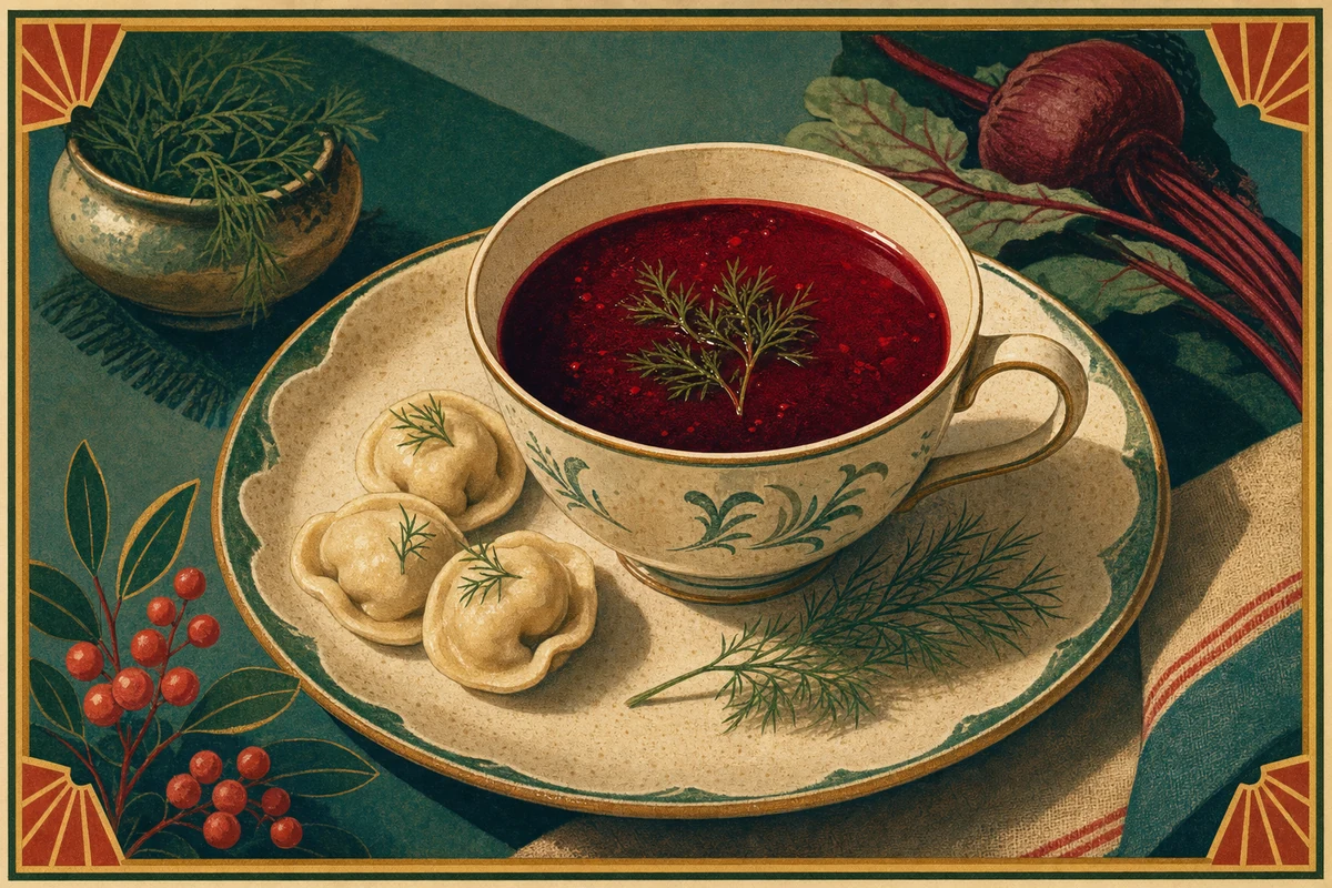 Barszcz czerwony, piatto della cucina polacca